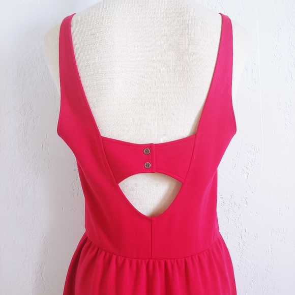 Only Hearts Pink Asymmetric Sleeveless Dress - Picture 7 of 13